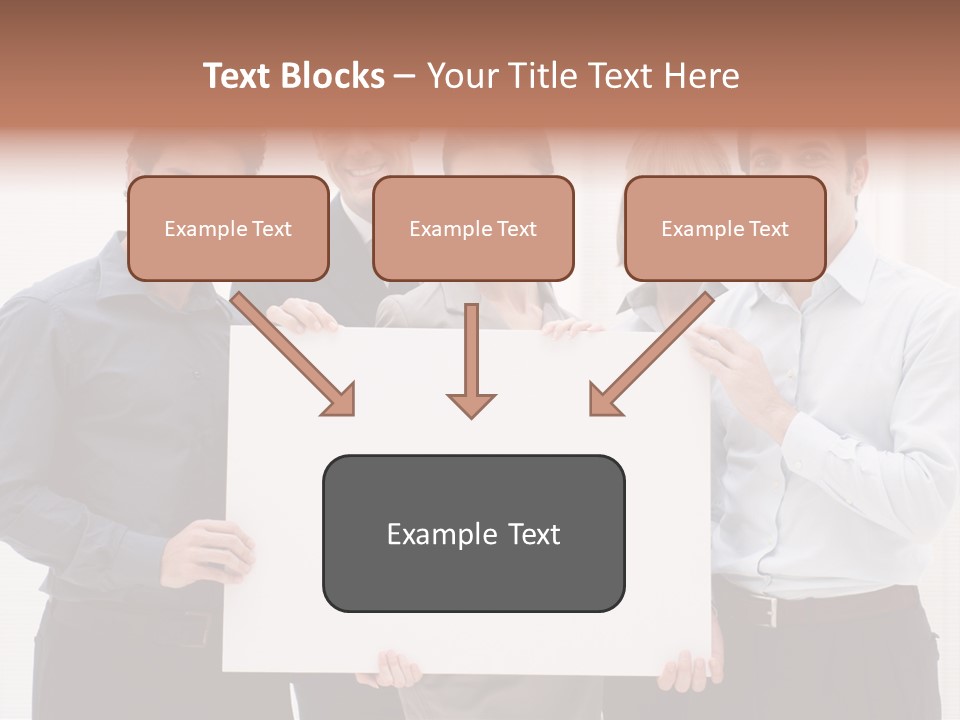 Banner Work Placard PowerPoint Template