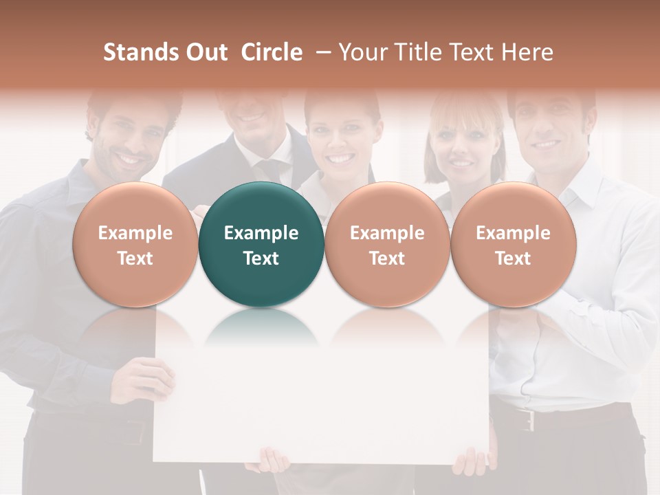 Banner Work Placard PowerPoint Template