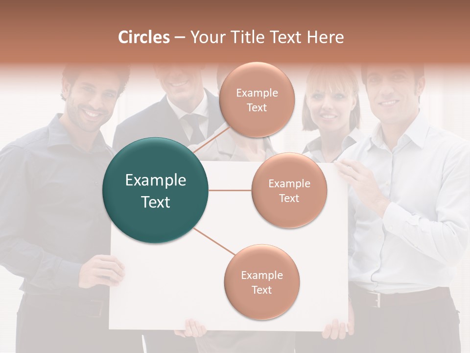 Banner Work Placard PowerPoint Template