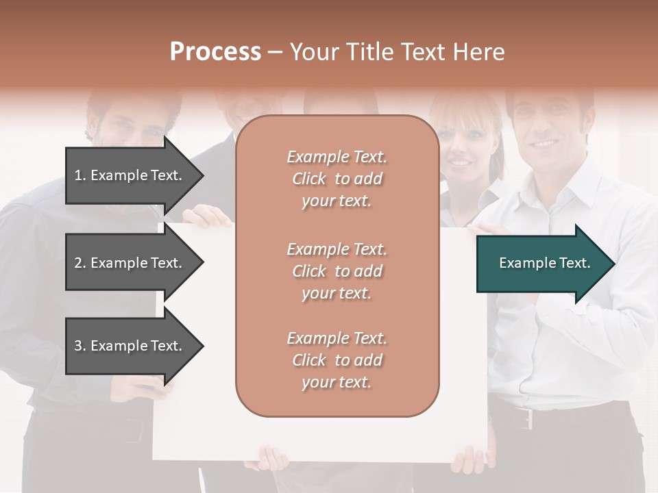 Banner Work Placard PowerPoint Template
