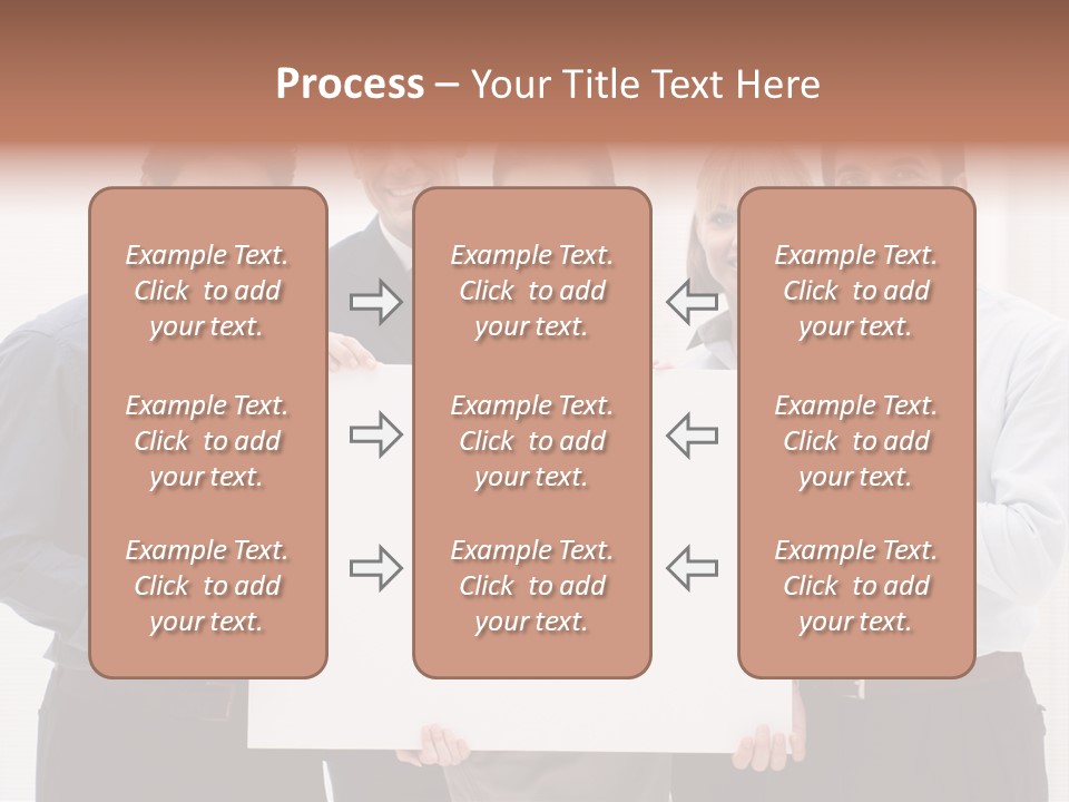 Banner Work Placard PowerPoint Template