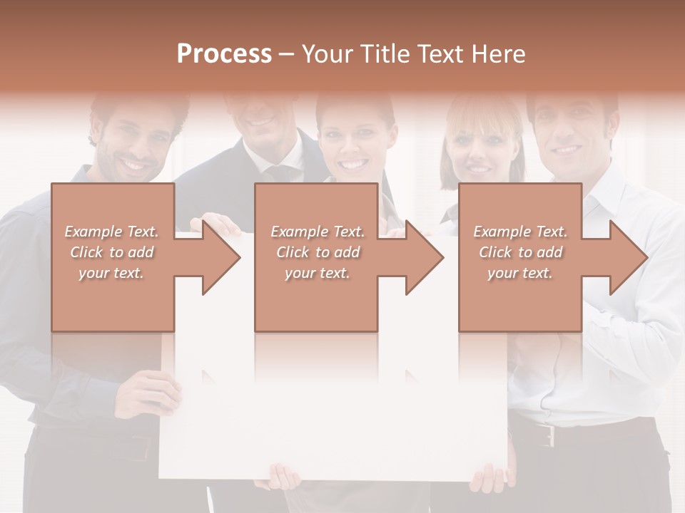 Banner Work Placard PowerPoint Template