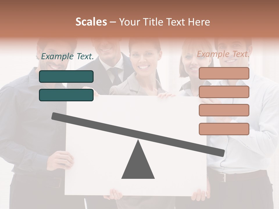 Banner Work Placard PowerPoint Template