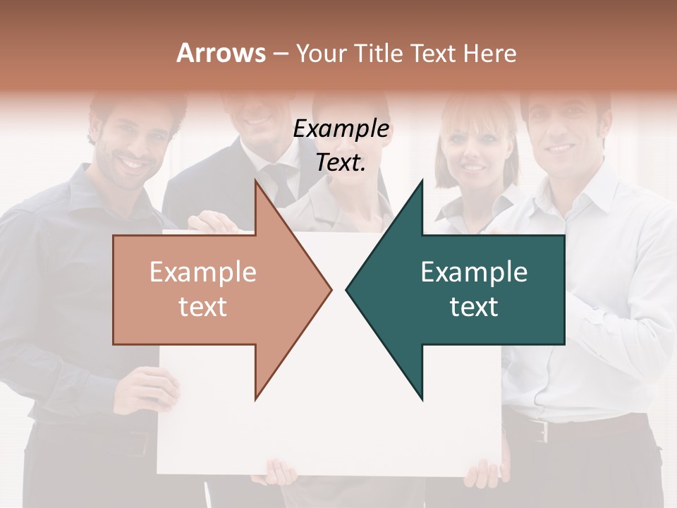 Banner Work Placard PowerPoint Template