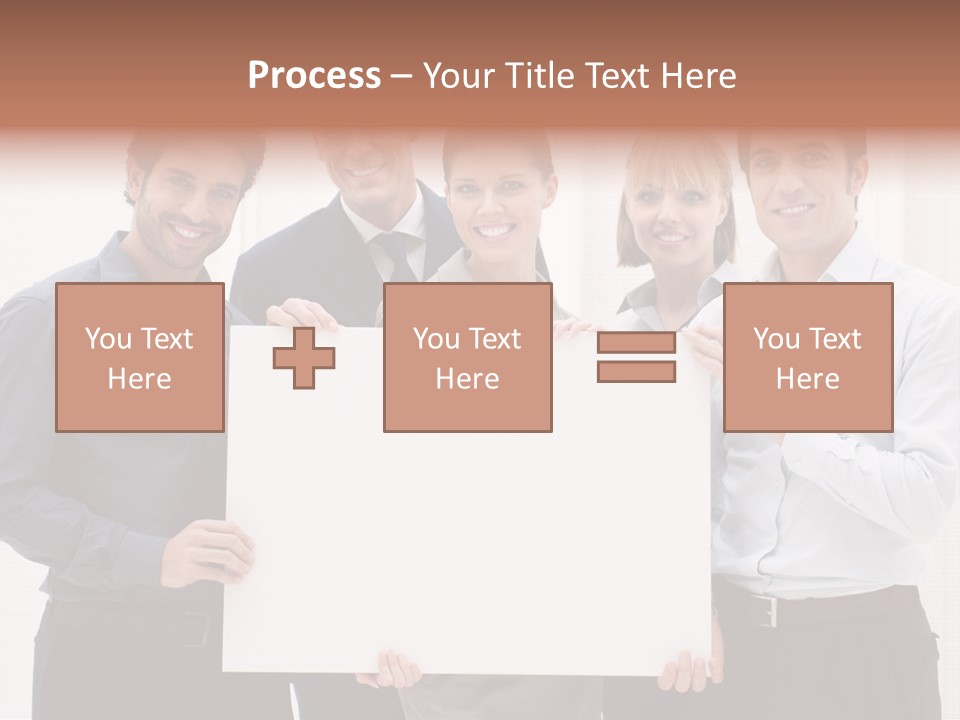 Banner Work Placard PowerPoint Template