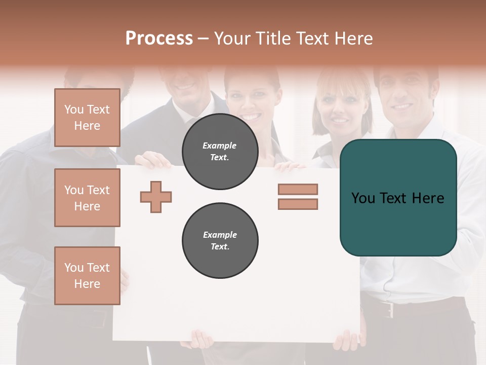 Banner Work Placard PowerPoint Template