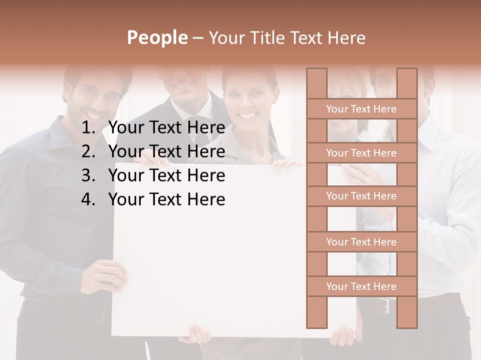 Banner Work Placard PowerPoint Template
