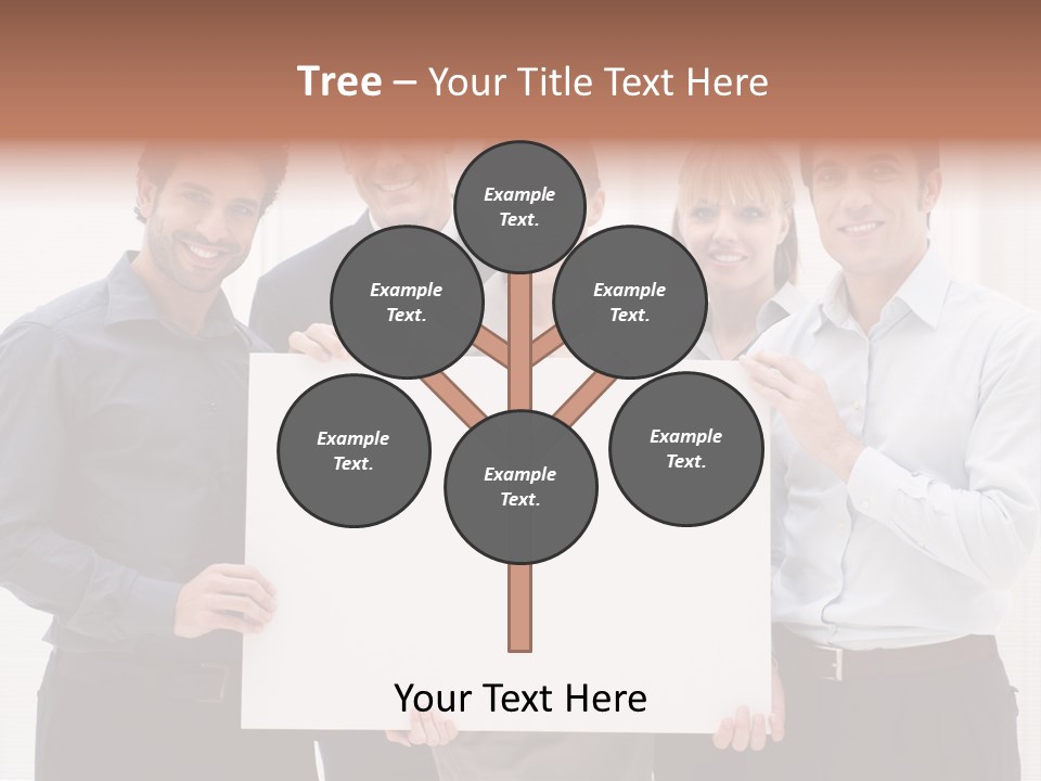 Banner Work Placard PowerPoint Template