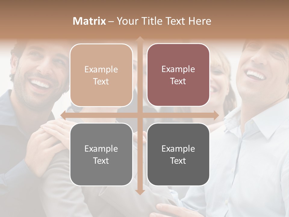 Adult Businesswoman Office PowerPoint Template