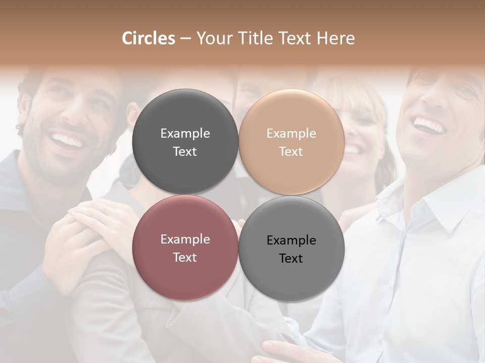 Adult Businesswoman Office PowerPoint Template