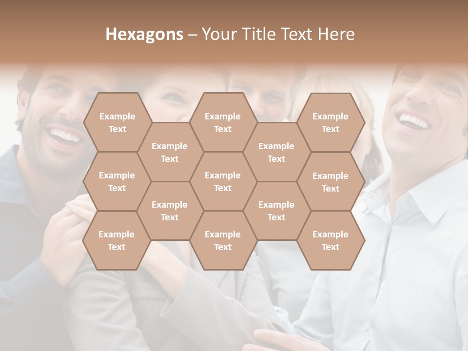 Adult Businesswoman Office PowerPoint Template