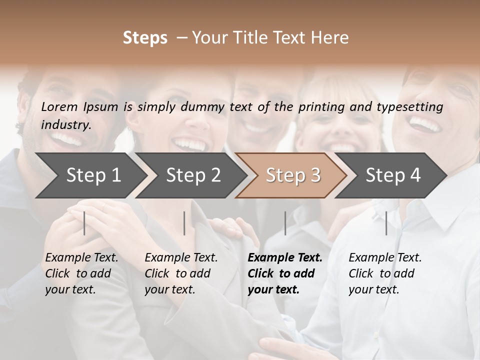 Adult Businesswoman Office PowerPoint Template