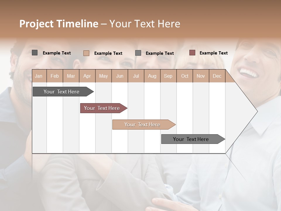 Adult Businesswoman Office PowerPoint Template