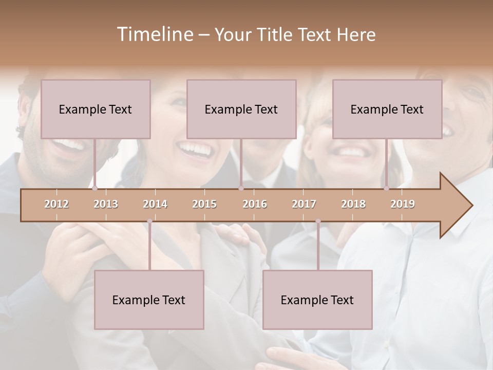 Adult Businesswoman Office PowerPoint Template