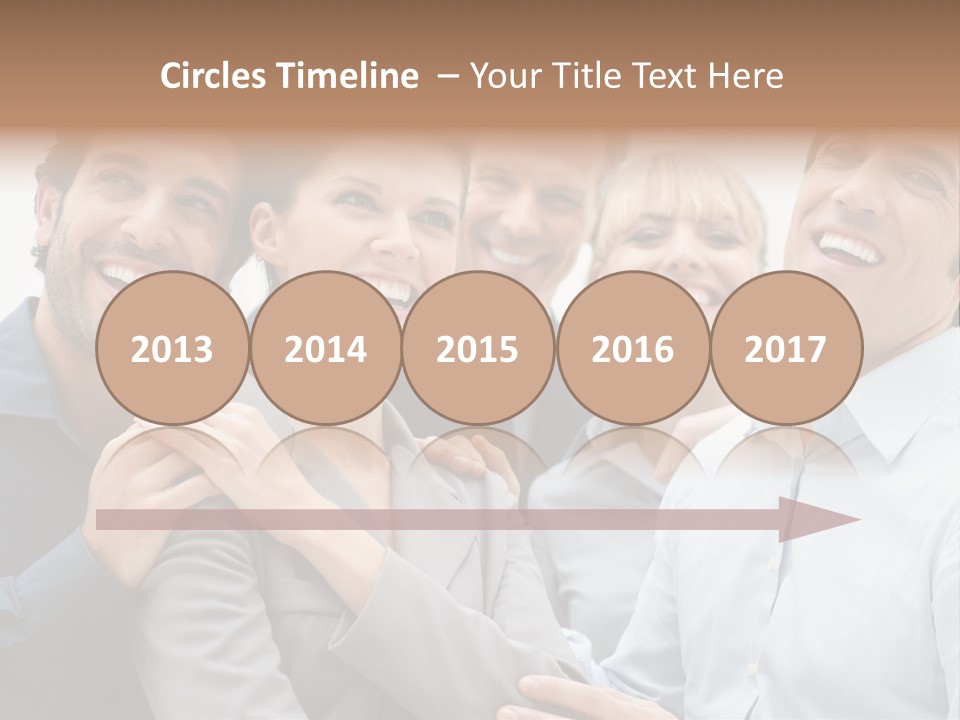 Adult Businesswoman Office PowerPoint Template