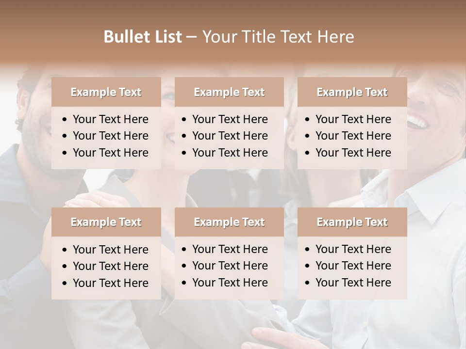 Adult Businesswoman Office PowerPoint Template