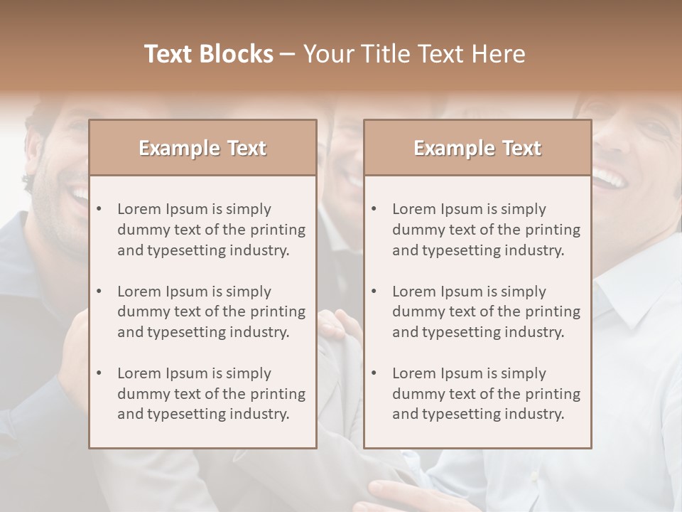 Adult Businesswoman Office PowerPoint Template