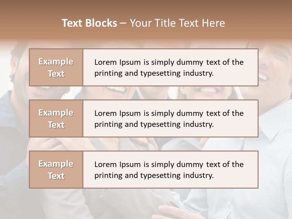 Adult Businesswoman Office PowerPoint Template
