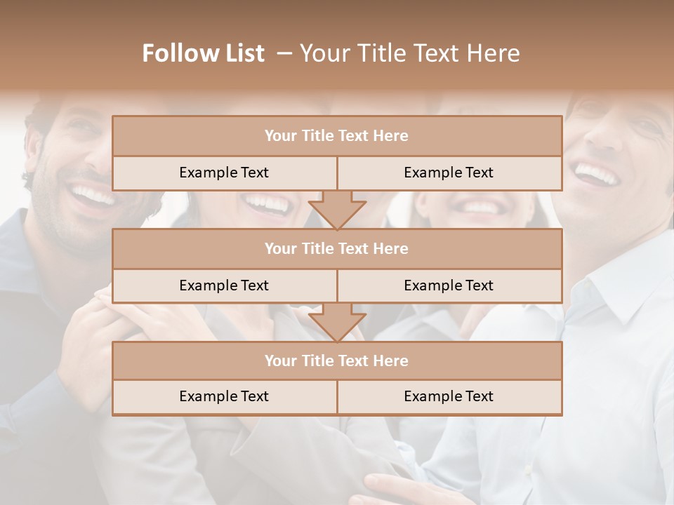 Adult Businesswoman Office PowerPoint Template