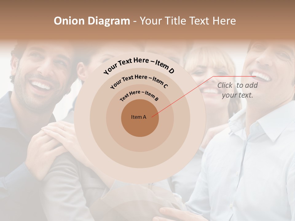 Adult Businesswoman Office PowerPoint Template