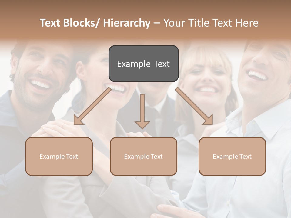 Adult Businesswoman Office PowerPoint Template