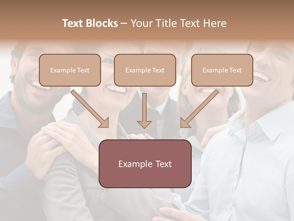 Adult Businesswoman Office PowerPoint Template