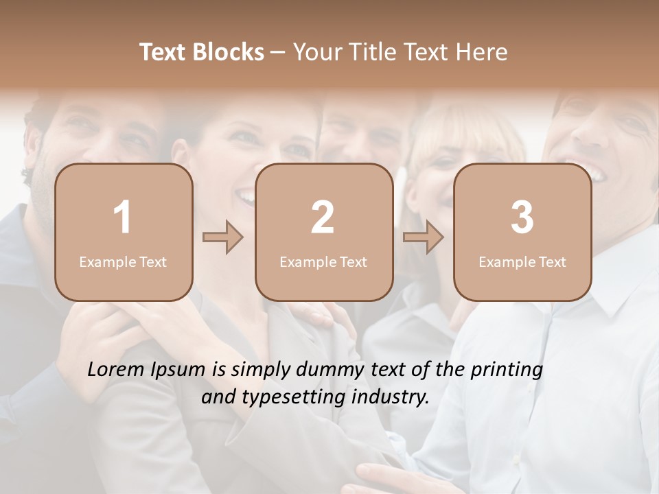 Adult Businesswoman Office PowerPoint Template