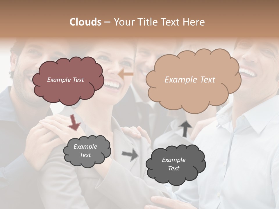 Adult Businesswoman Office PowerPoint Template