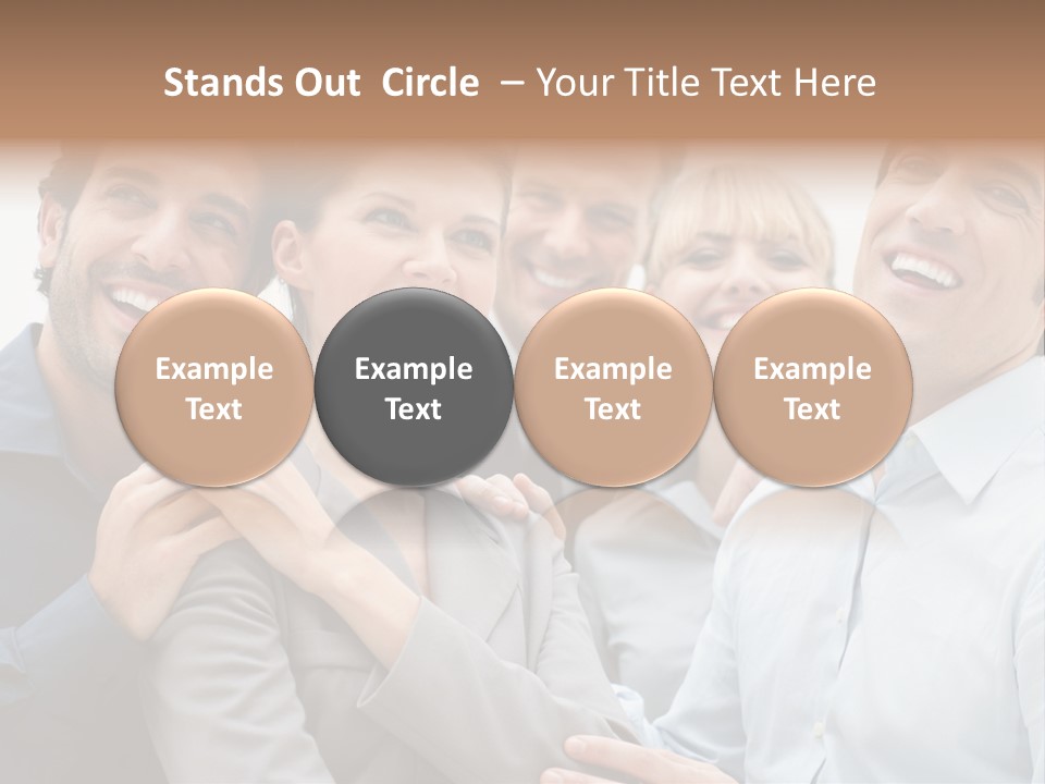 Adult Businesswoman Office PowerPoint Template