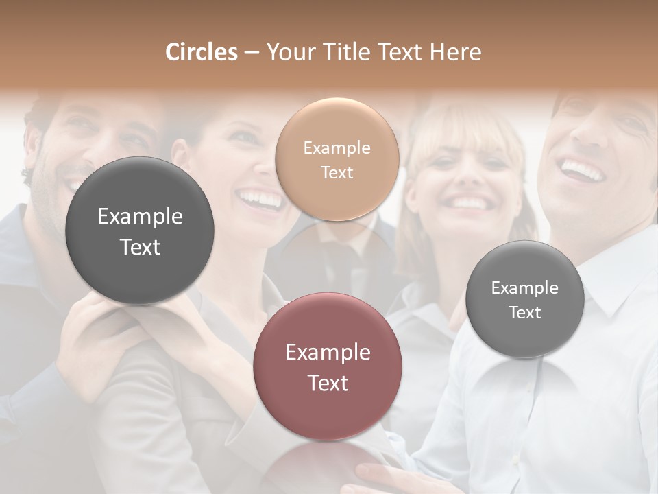 Adult Businesswoman Office PowerPoint Template