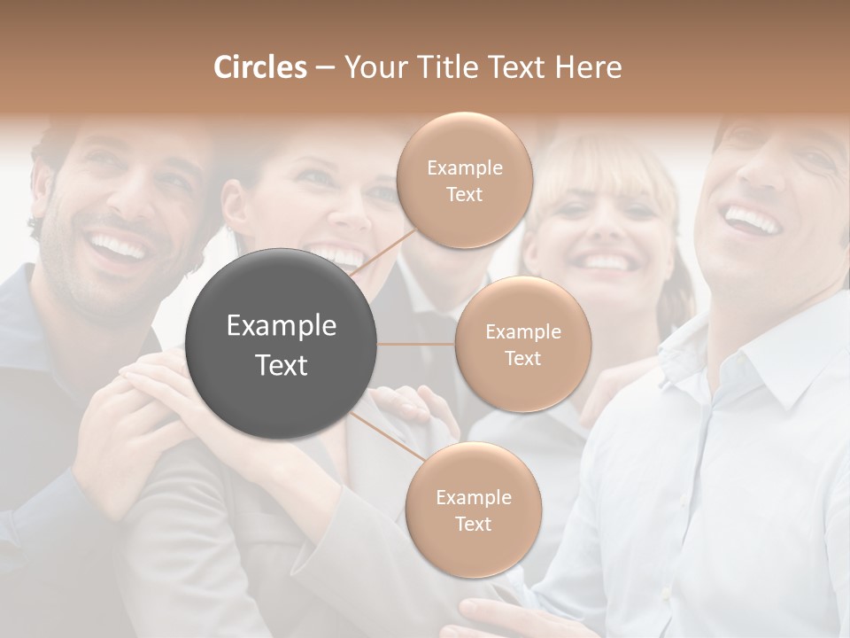 Adult Businesswoman Office PowerPoint Template