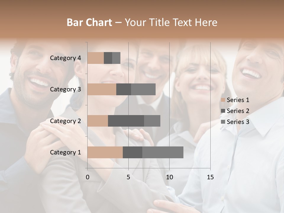 Adult Businesswoman Office PowerPoint Template