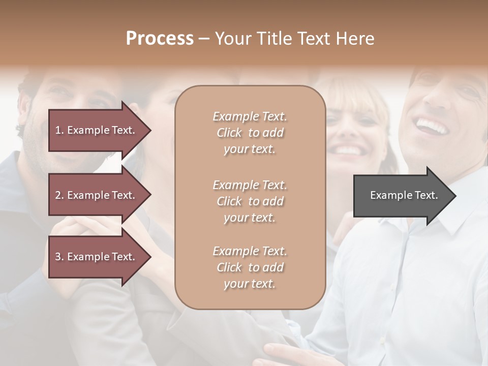 Adult Businesswoman Office PowerPoint Template