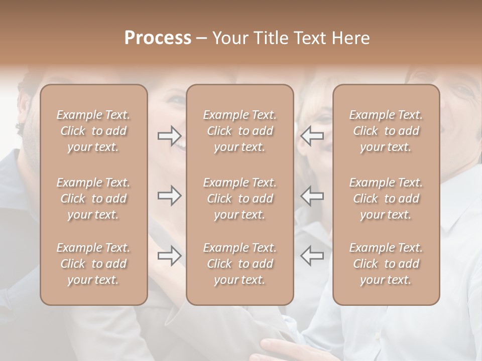 Adult Businesswoman Office PowerPoint Template