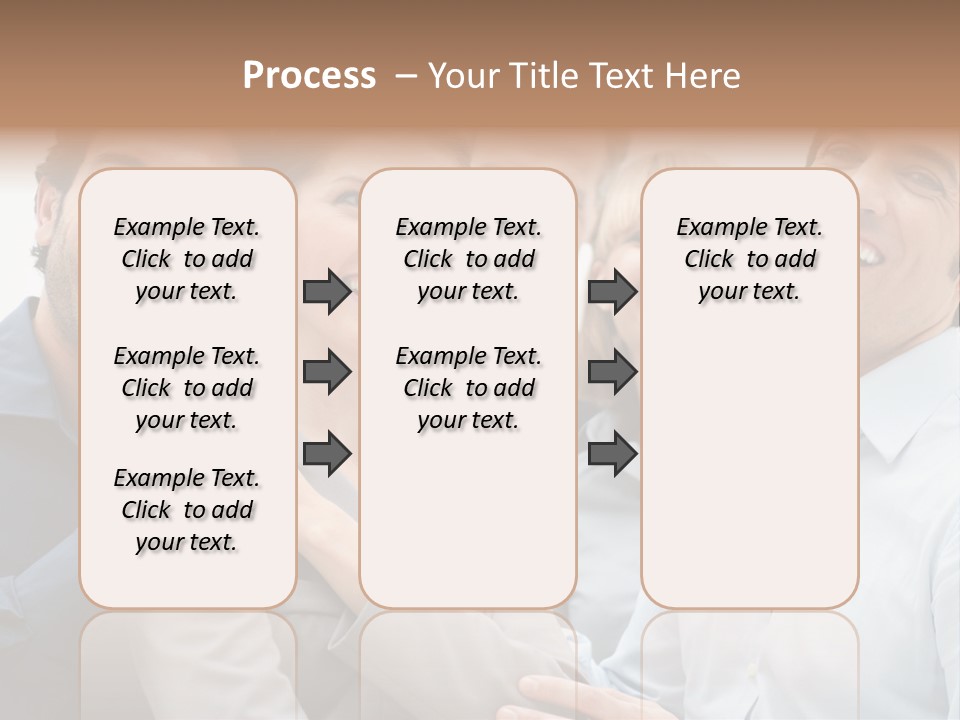 Adult Businesswoman Office PowerPoint Template