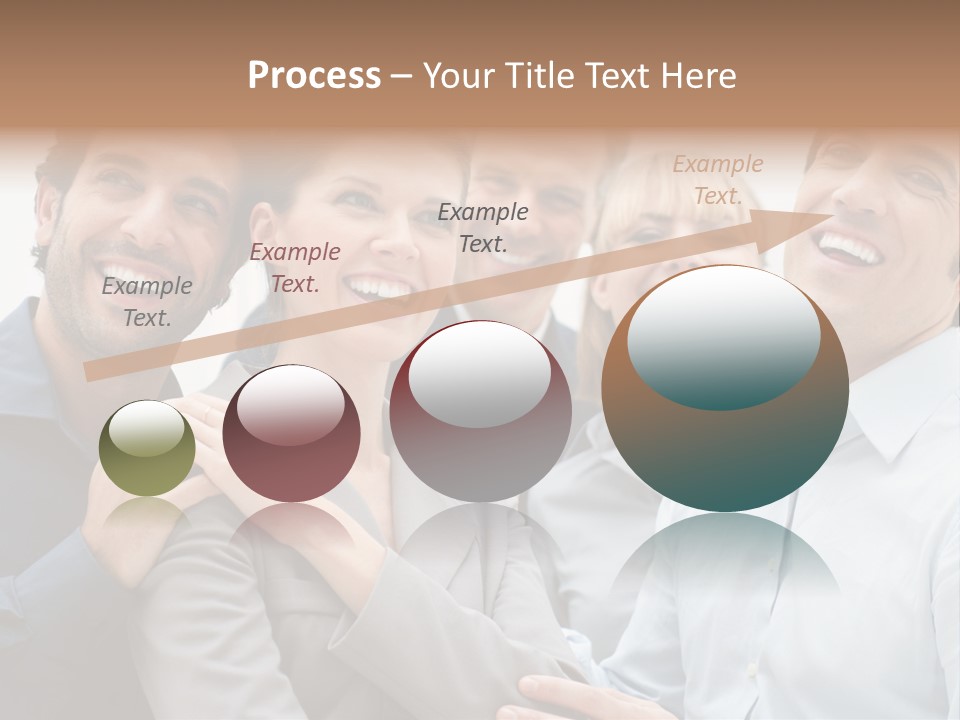 Adult Businesswoman Office PowerPoint Template