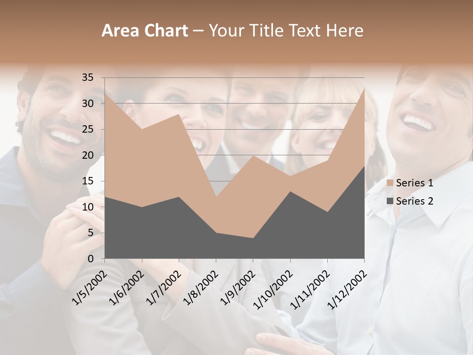 Adult Businesswoman Office PowerPoint Template