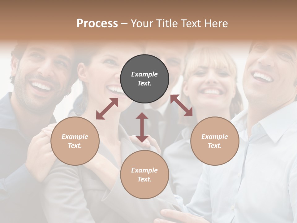 Adult Businesswoman Office PowerPoint Template