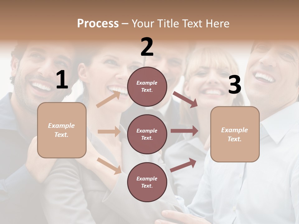 Adult Businesswoman Office PowerPoint Template