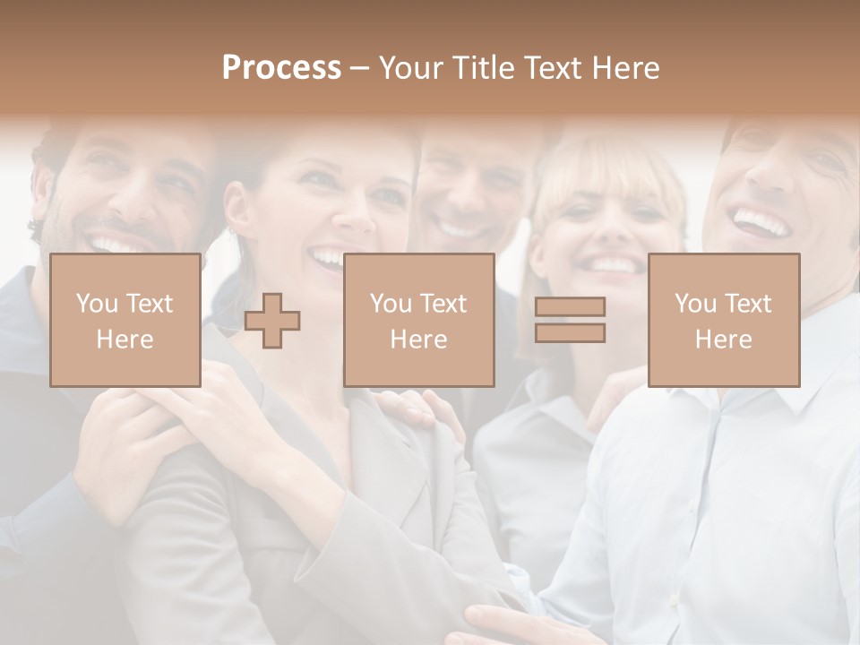 Adult Businesswoman Office PowerPoint Template