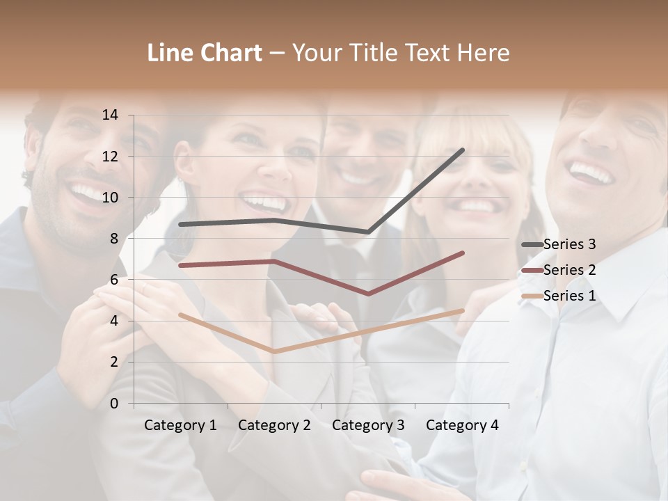 Adult Businesswoman Office PowerPoint Template