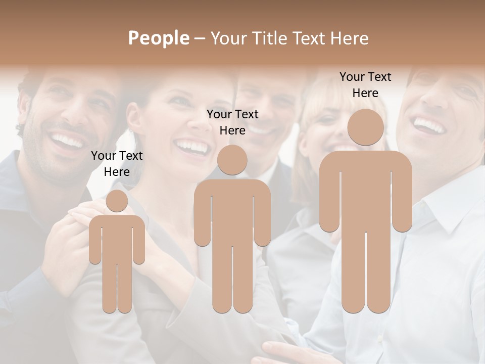 Adult Businesswoman Office PowerPoint Template