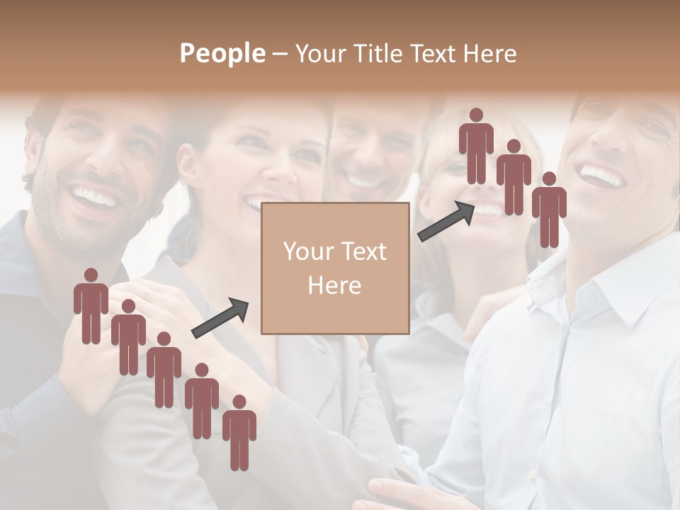 Adult Businesswoman Office PowerPoint Template