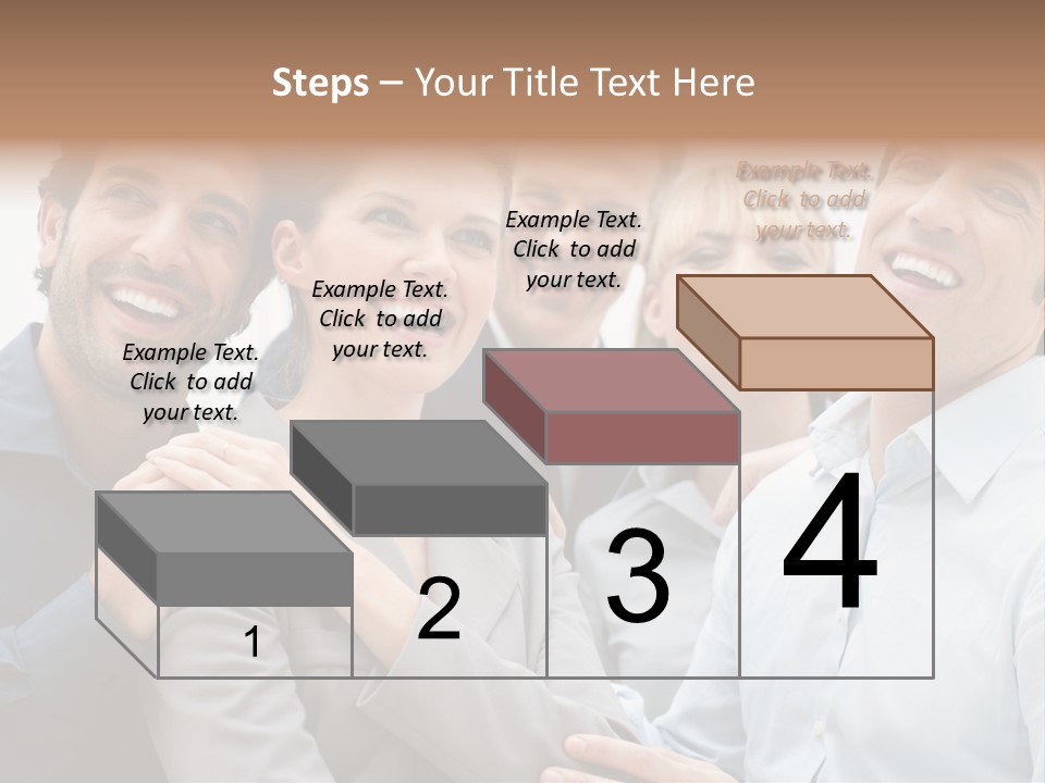 Adult Businesswoman Office PowerPoint Template