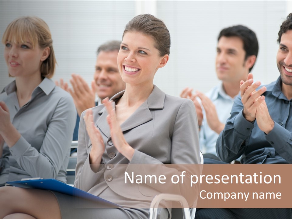 Young Smile Conference PowerPoint Template