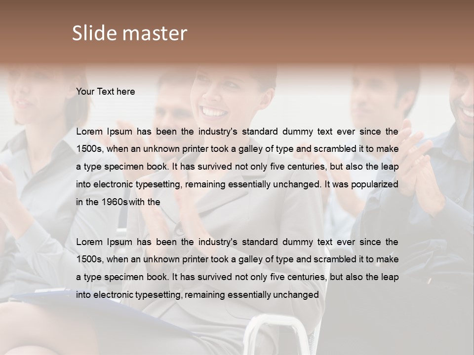 Young Smile Conference PowerPoint Template