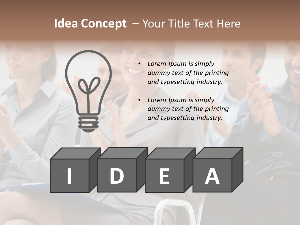 Young Smile Conference PowerPoint Template