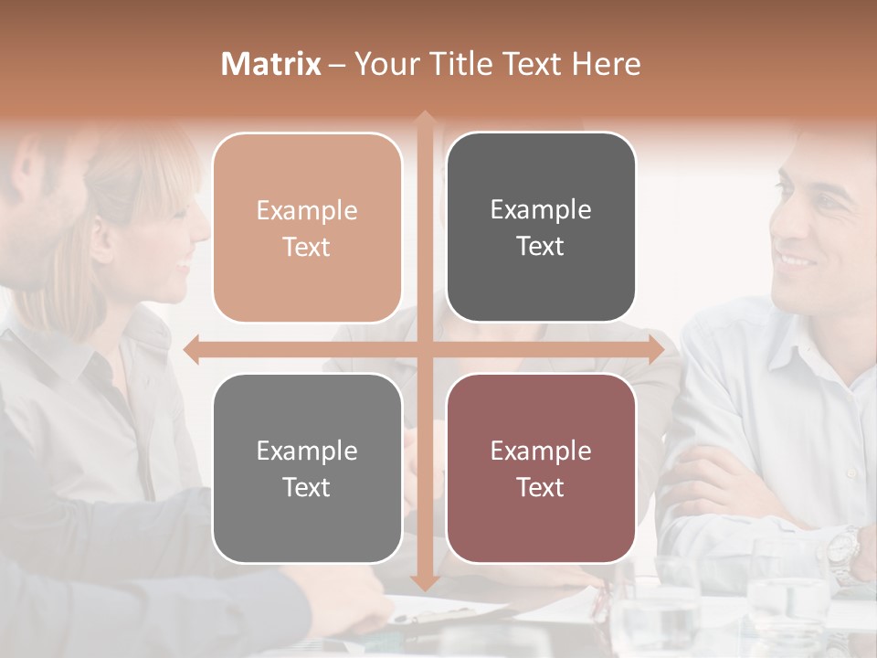 Office Lady Smile PowerPoint Template