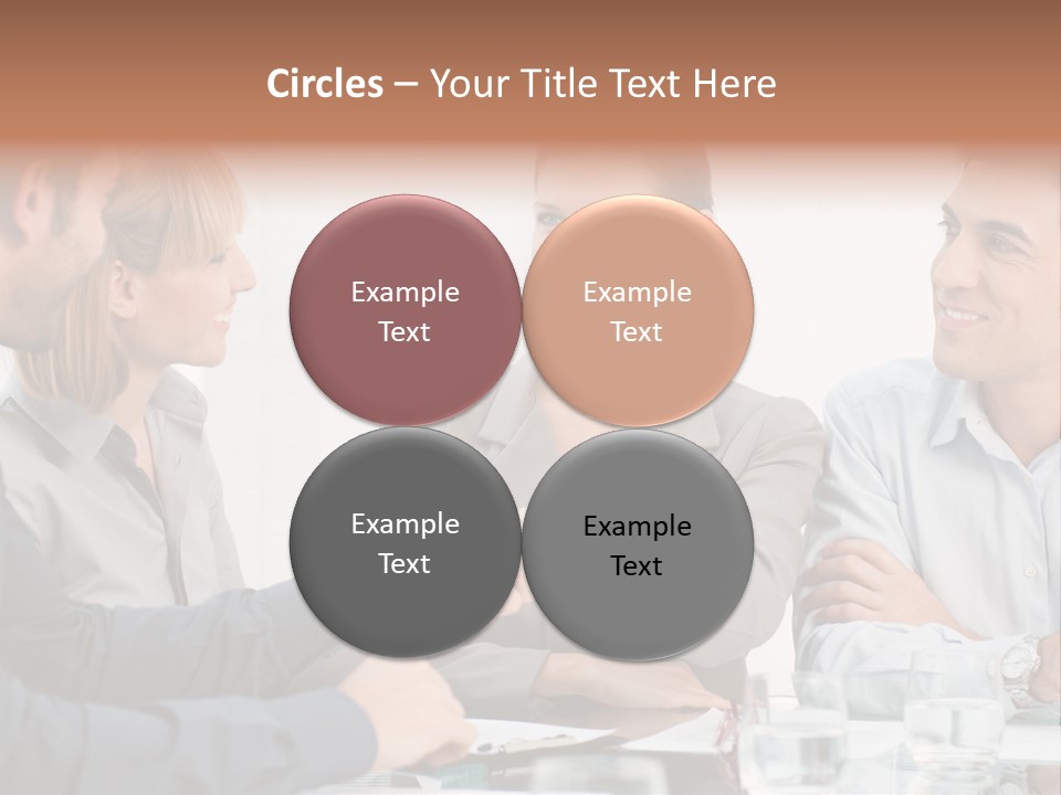 Office Lady Smile PowerPoint Template