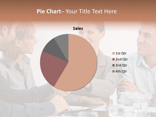 Office Lady Smile PowerPoint Template